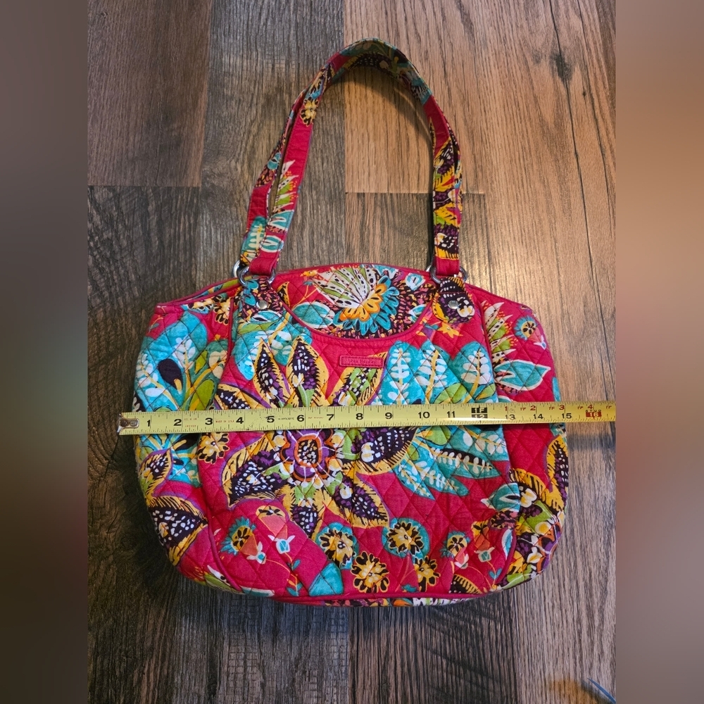 Vera Bradley Purse & Wallet Bundle | Rumba Paisley Floral | Like New! - Picture 9 of 10